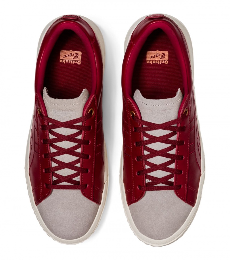 Women's Onitsuka Tiger Fabre Ex Low Tops Red | 98763-IWBA