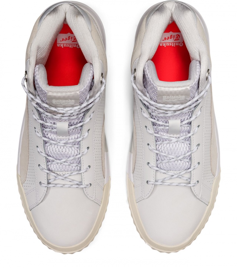 Women's Onitsuka Tiger Fabre Mp High Tops White | 24015-YLNS