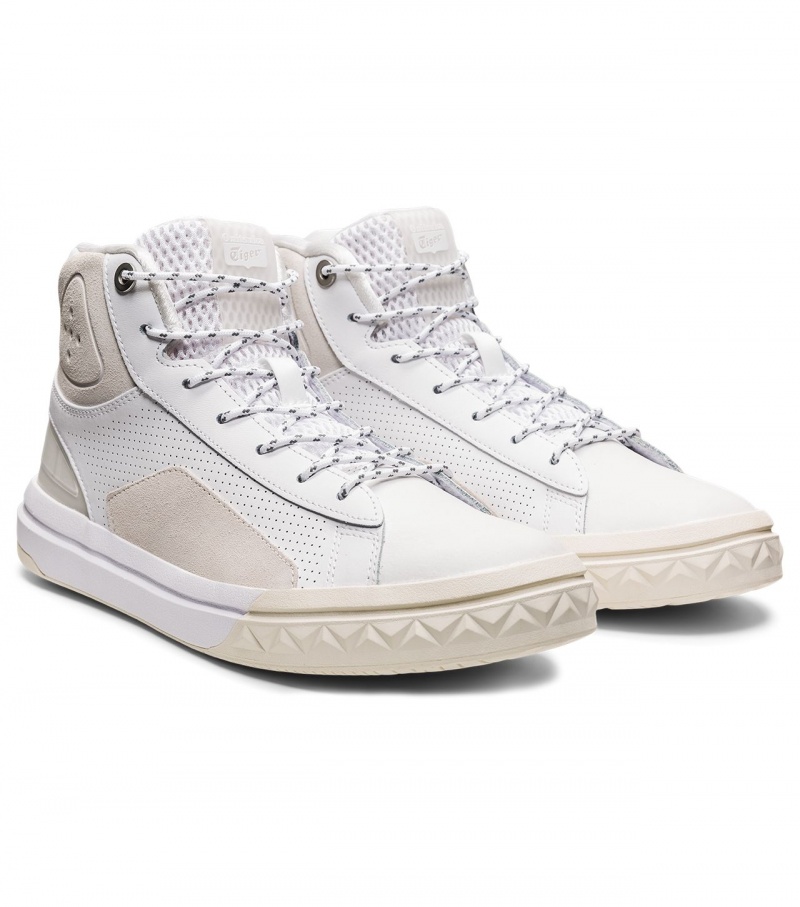 Women's Onitsuka Tiger Fabre Mp High Tops White | 24015-YLNS