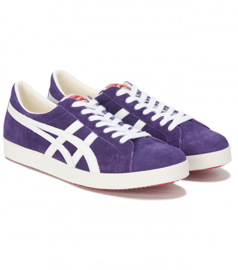 Women's Onitsuka Tiger Fabre Nm Low Tops Purple / White | 05394-WQYR