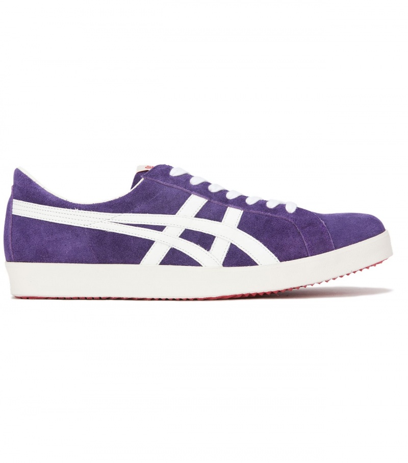 Women\'s Onitsuka Tiger Fabre Nm Low Tops Purple / White | 05394-WQYR