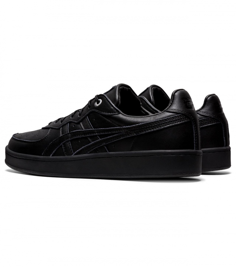 Women's Onitsuka Tiger Gsm Sd Low Tops Black | 04968-DSNT