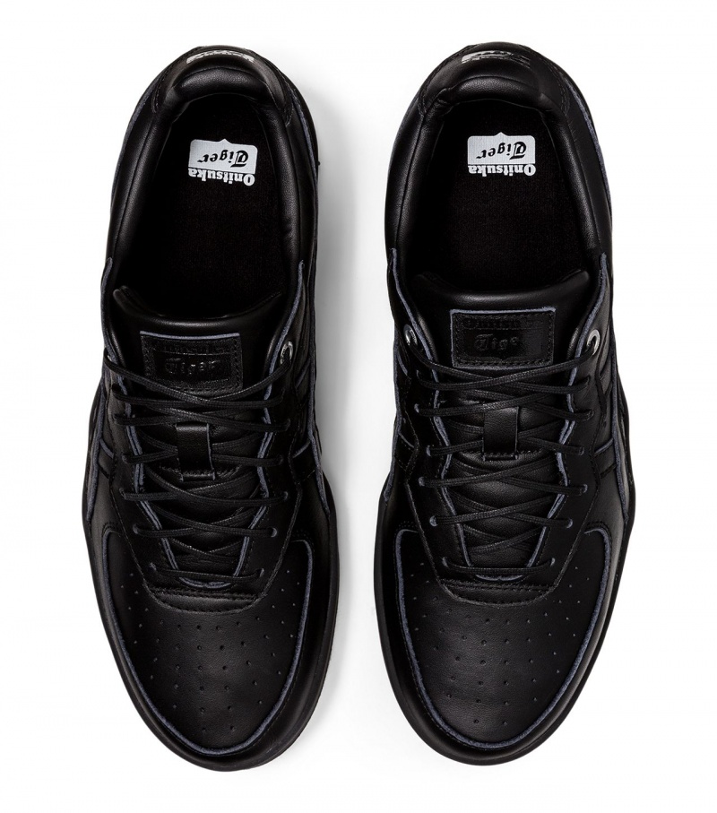 Women's Onitsuka Tiger Gsm Sd Low Tops Black | 04968-DSNT