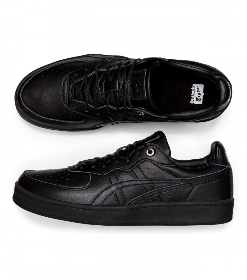 Women's Onitsuka Tiger Gsm Sd Low Tops Black | 04968-DSNT