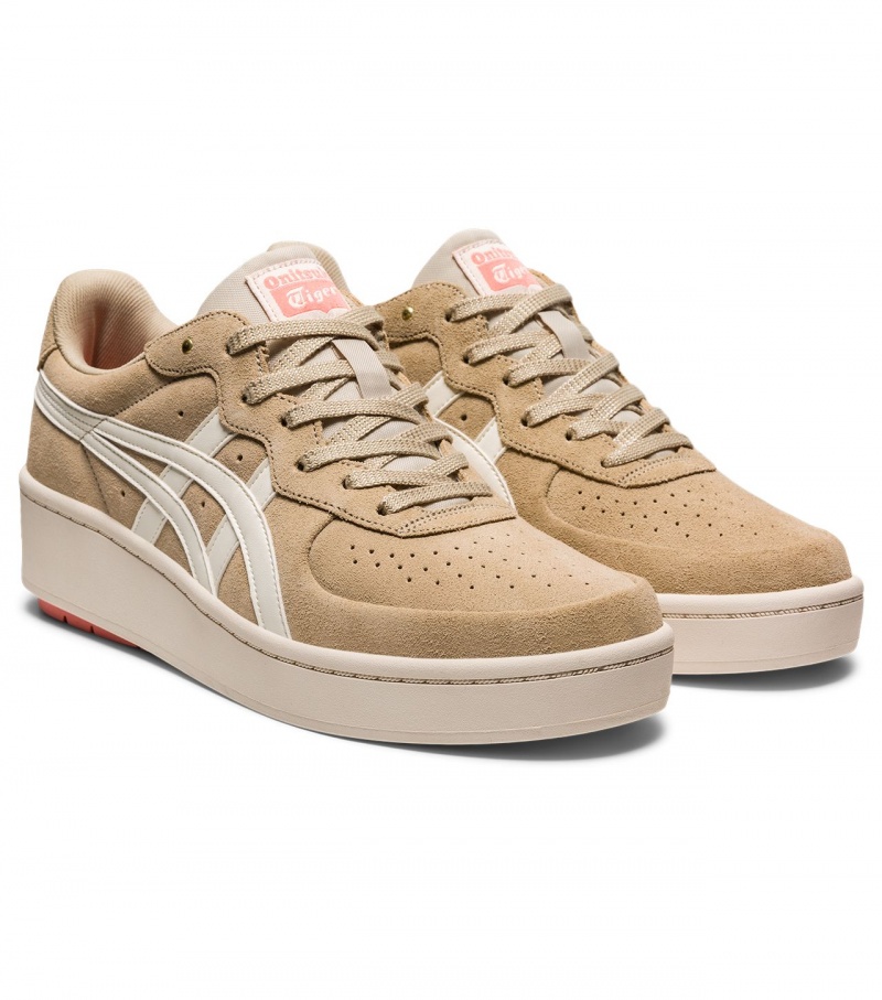 Women's Onitsuka Tiger Gsm W High Tops Cream | 95168-INKM