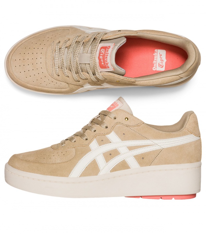 Women's Onitsuka Tiger Gsm W High Tops Cream | 95168-INKM