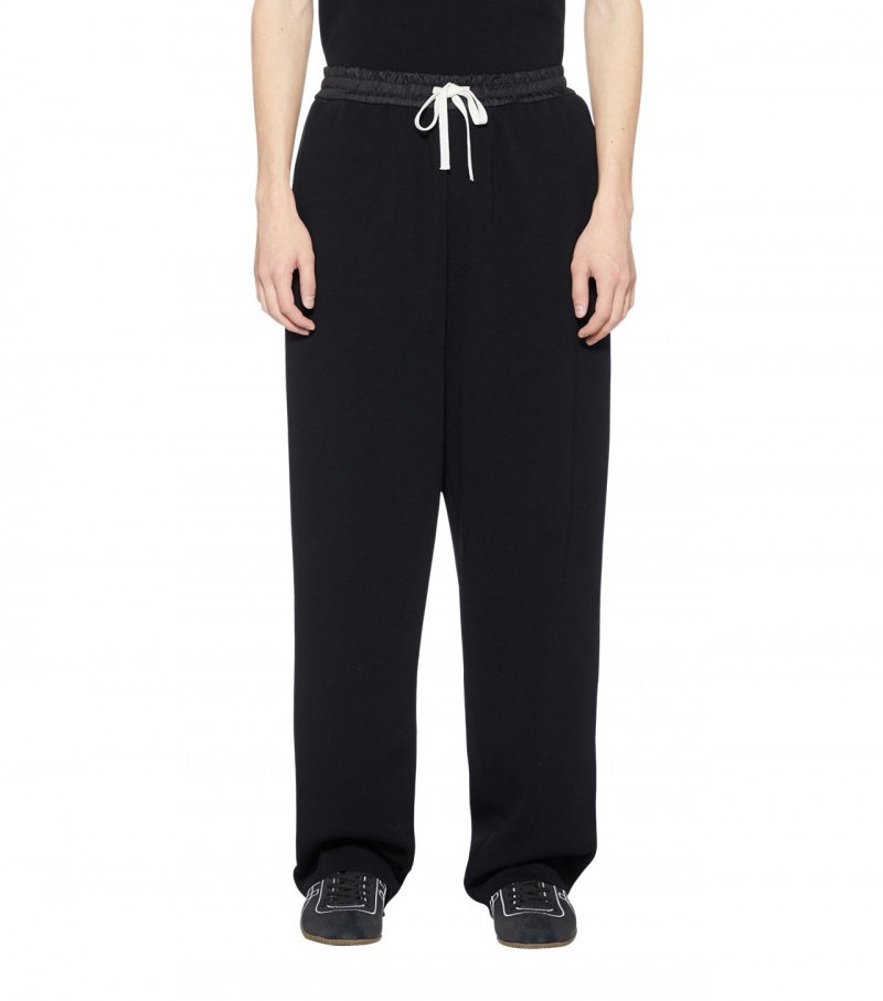 Women's Onitsuka Tiger Knit Pants Black | 41687-KTVQ