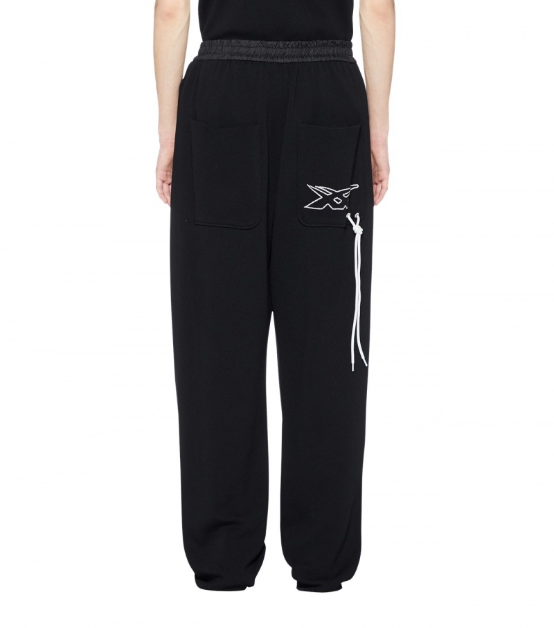 Women's Onitsuka Tiger Knit Pants Black | 41687-KTVQ