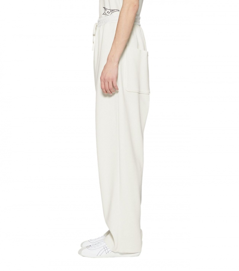 Women's Onitsuka Tiger Knit Pants White | 86024-SXDY