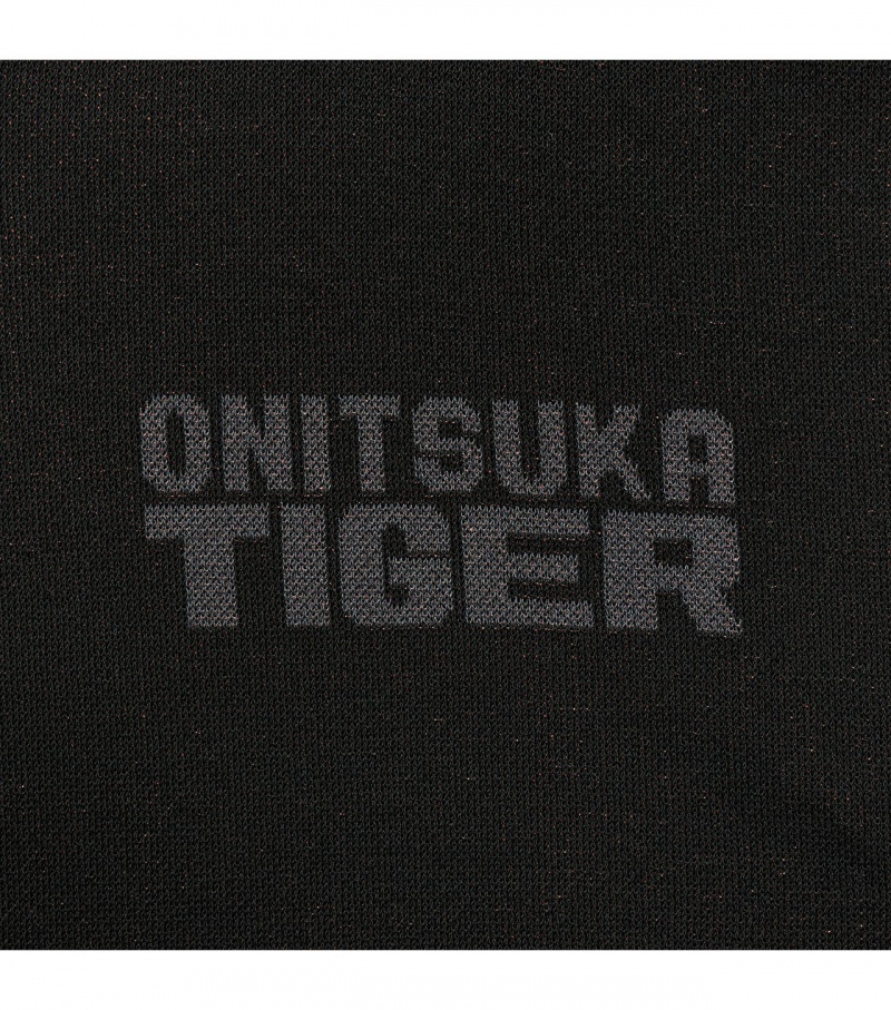 Women's Onitsuka Tiger Knit Tops Black | 52069-TKES