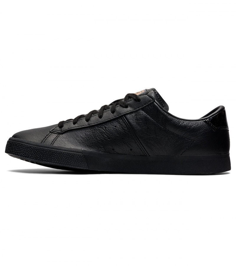 Women's Onitsuka Tiger Lawnship 3.0 Low Tops Black | 41590-ZDNS