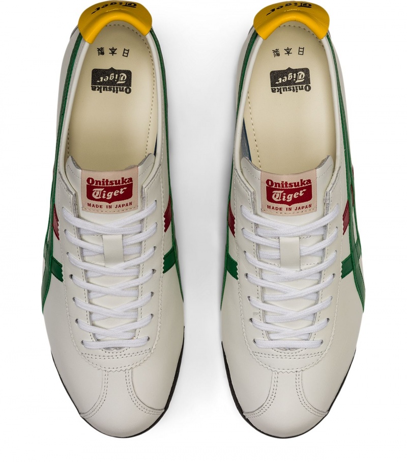 Women's Onitsuka Tiger Limber Up Nm Low Tops White / Green | 02673-MDEB