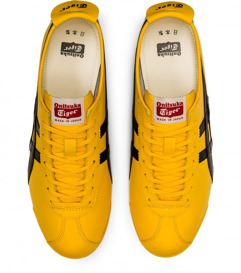 Women's Onitsuka Tiger Limber Up Nm Low Tops Yellow / Black | 75863-AVDZ