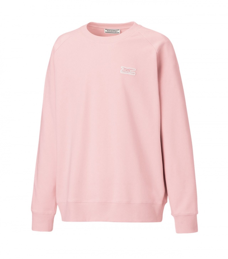 Women's Onitsuka Tiger Ls Tops Pink | 49817-SHAU