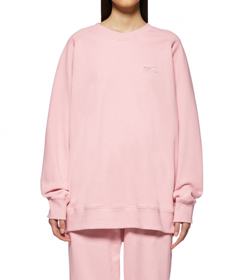 Women's Onitsuka Tiger Ls Tops Pink | 49817-SHAU