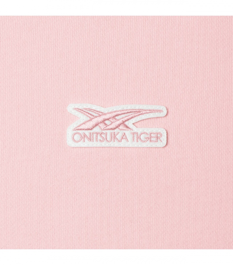 Women's Onitsuka Tiger Ls Tops Pink | 49817-SHAU