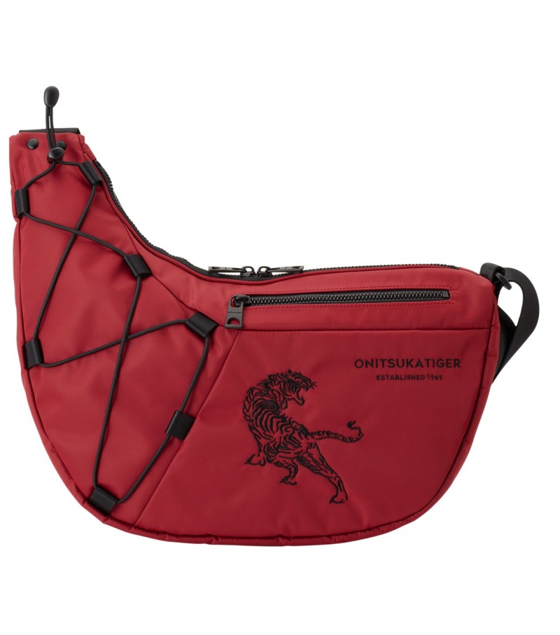 Women\'s Onitsuka Tiger Messenger Bag Bags Red | 94562-ZNQB