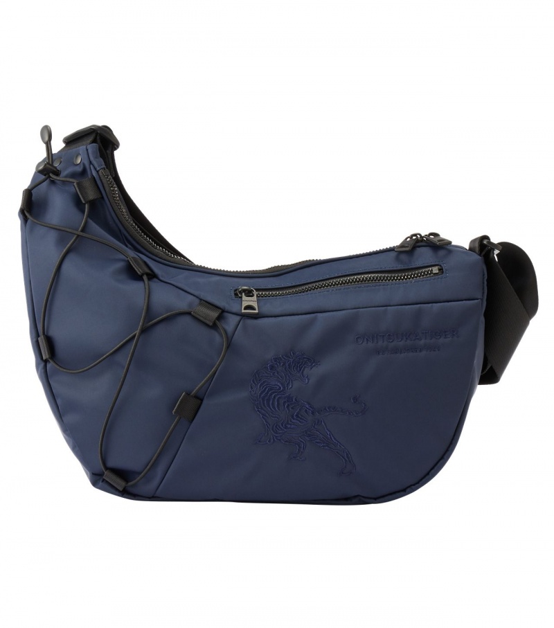 Women\'s Onitsuka Tiger Messenger Bag Bags Navy | 05796-HYWU