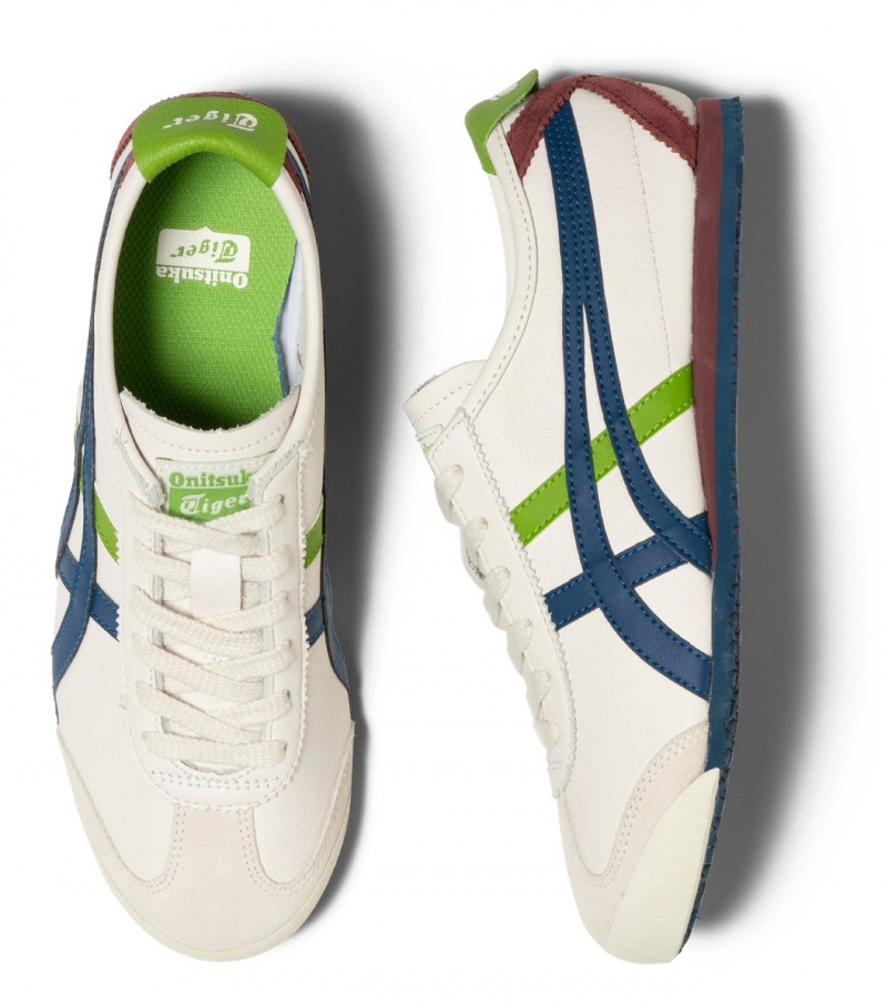 Women's Onitsuka Tiger Mexico 66 Mexico 66 Cream / Blue | 59861-OTKI