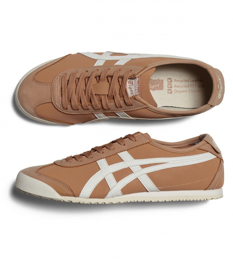 Women's Onitsuka Tiger Mexico 66 Mexico 66 Brown Red / Cream | 84597-JZRB