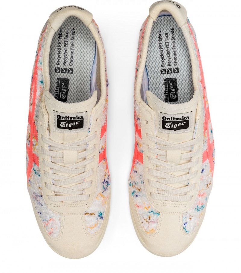 Women's Onitsuka Tiger Mexico 66 Mexico 66 Cream / Orange Coral | 63871-LWOC