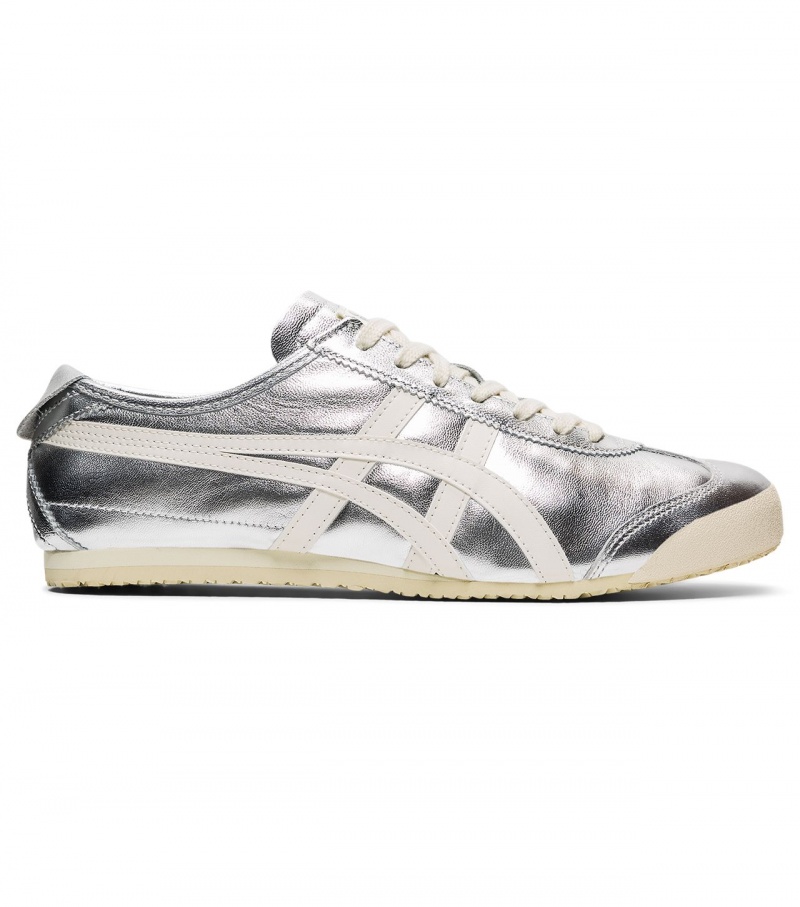 Women\'s Onitsuka Tiger Mexico 66 Mexico 66 Silver | 61738-HDAK