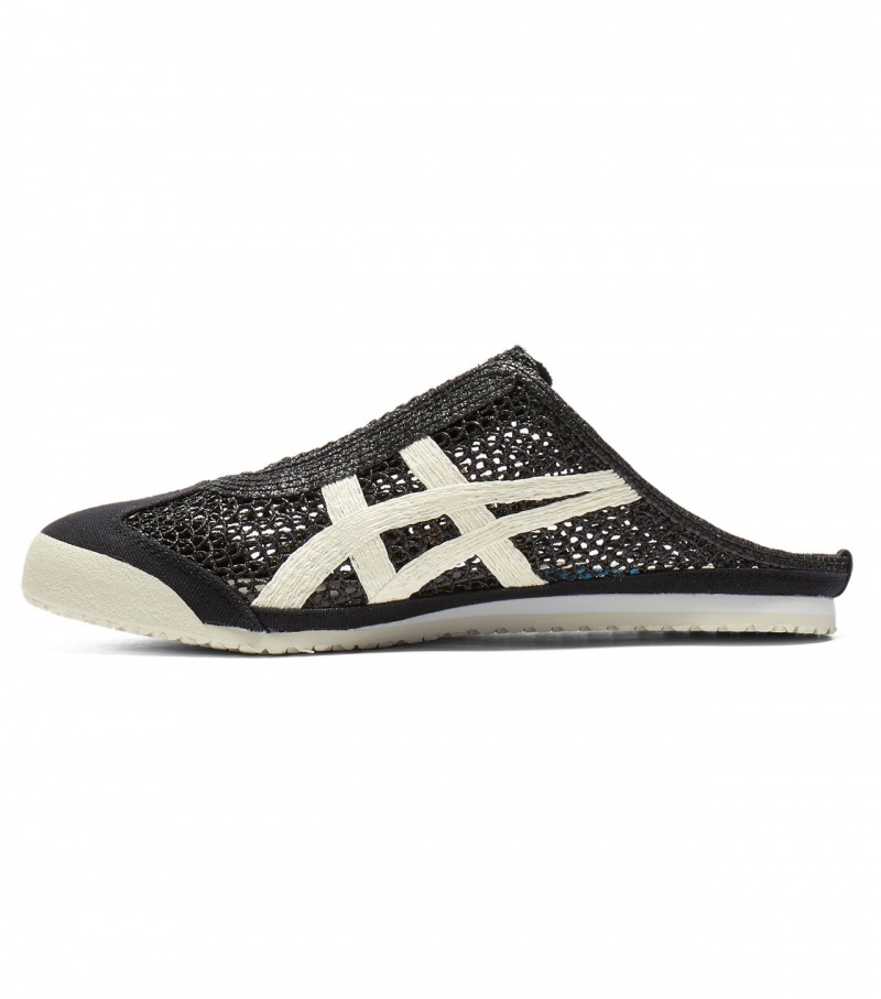 Women's Onitsuka Tiger Mexico 66 Sabot Mexico 66 Black / Cream | 73591-JOHA