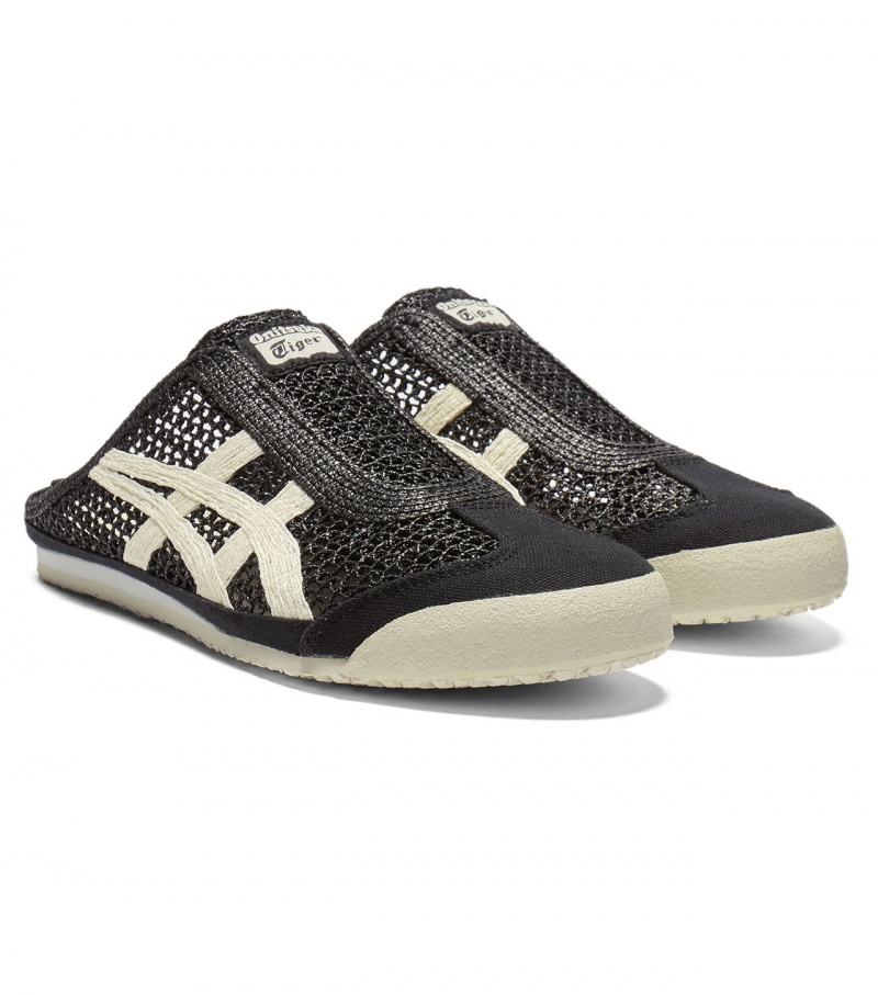 Women's Onitsuka Tiger Mexico 66 Sabot Mexico 66 Black / Cream | 73591-JOHA