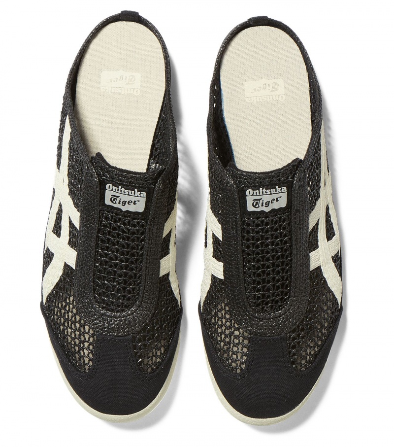 Women's Onitsuka Tiger Mexico 66 Sabot Mexico 66 Black / Cream | 73591-JOHA