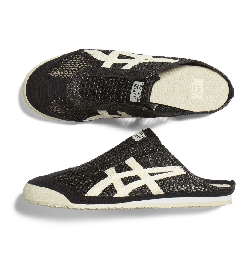 Women's Onitsuka Tiger Mexico 66 Sabot Mexico 66 Black / Cream | 73591-JOHA