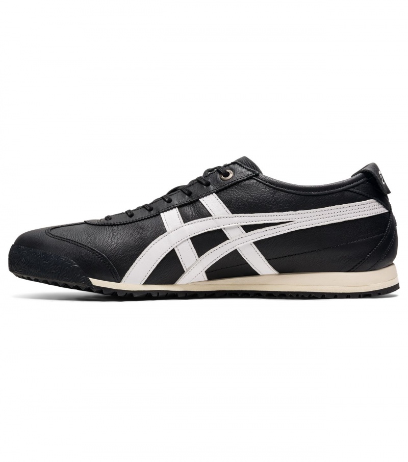 Women's Onitsuka Tiger Mexico 66 Sd Mexico 66 Black / White | 20614-JRQT