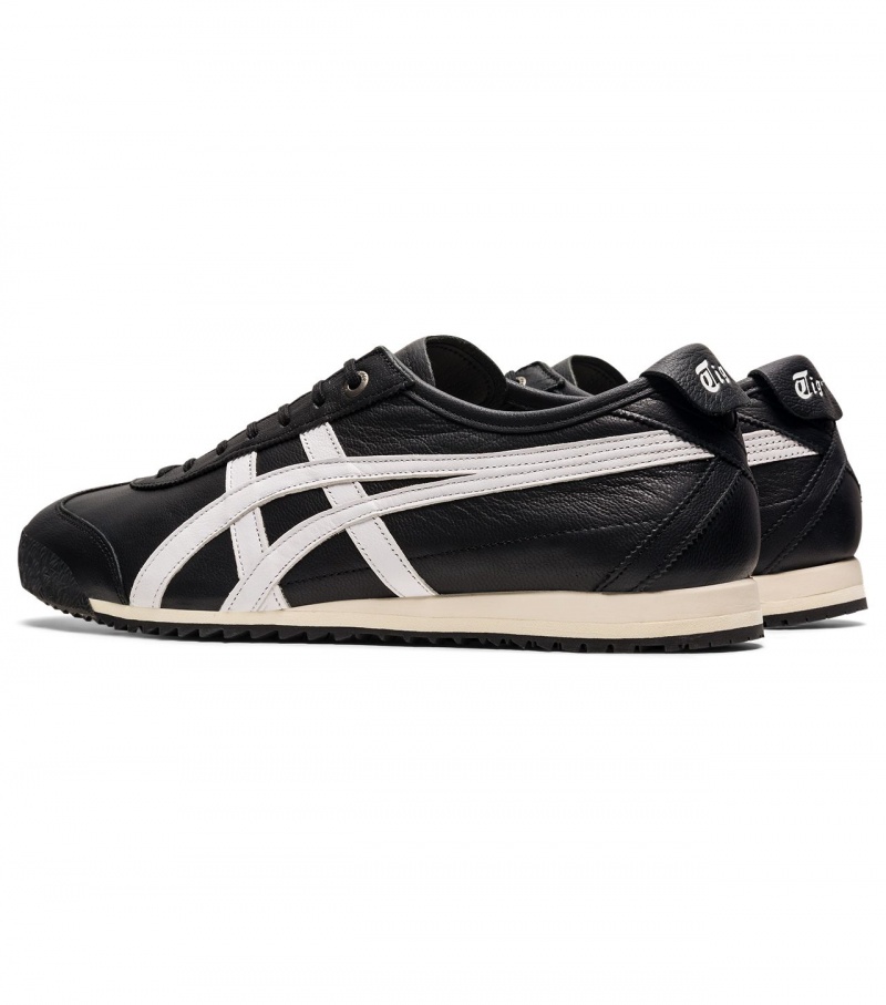 Women's Onitsuka Tiger Mexico 66 Sd Mexico 66 Black / White | 20614-JRQT