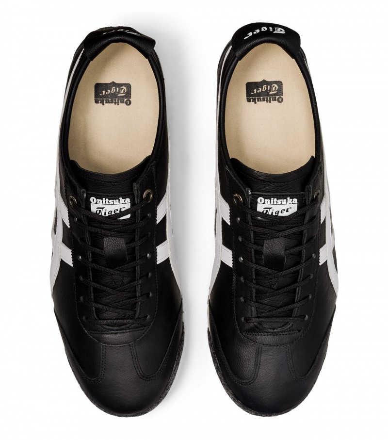 Women's Onitsuka Tiger Mexico 66 Sd Mexico 66 Black / White | 20614-JRQT