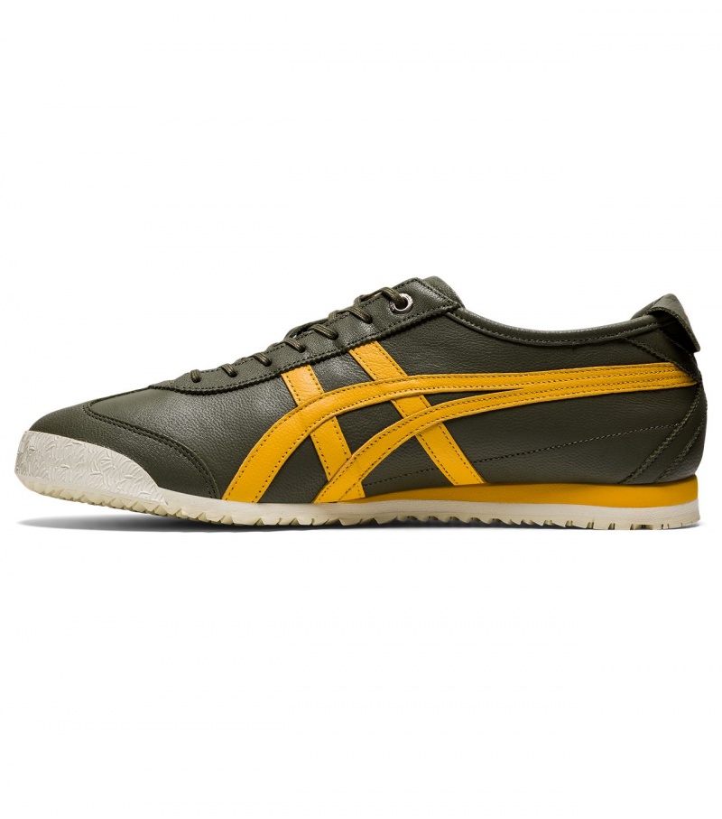 Women's Onitsuka Tiger Mexico 66 Sd Mexico 66 Green / Yellow | 98354-XAGV