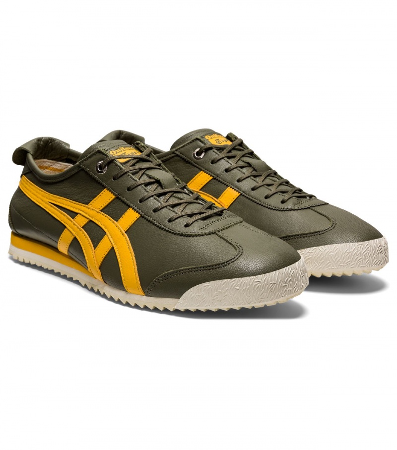 Women's Onitsuka Tiger Mexico 66 Sd Mexico 66 Green / Yellow | 98354-XAGV