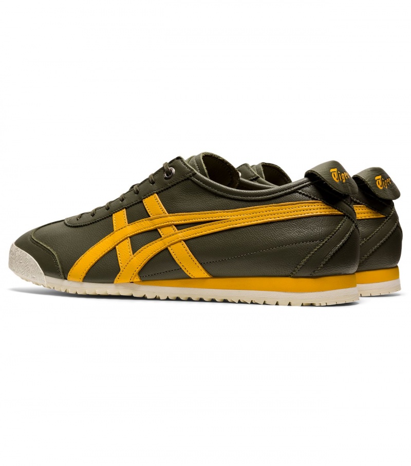 Women's Onitsuka Tiger Mexico 66 Sd Mexico 66 Green / Yellow | 98354-XAGV