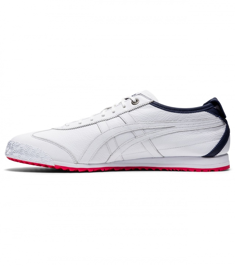 Women's Onitsuka Tiger Mexico 66 Sd Mexico 66 White / Navy | 65708-YJBL