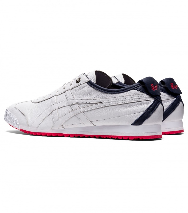 Women's Onitsuka Tiger Mexico 66 Sd Mexico 66 White / Navy | 65708-YJBL