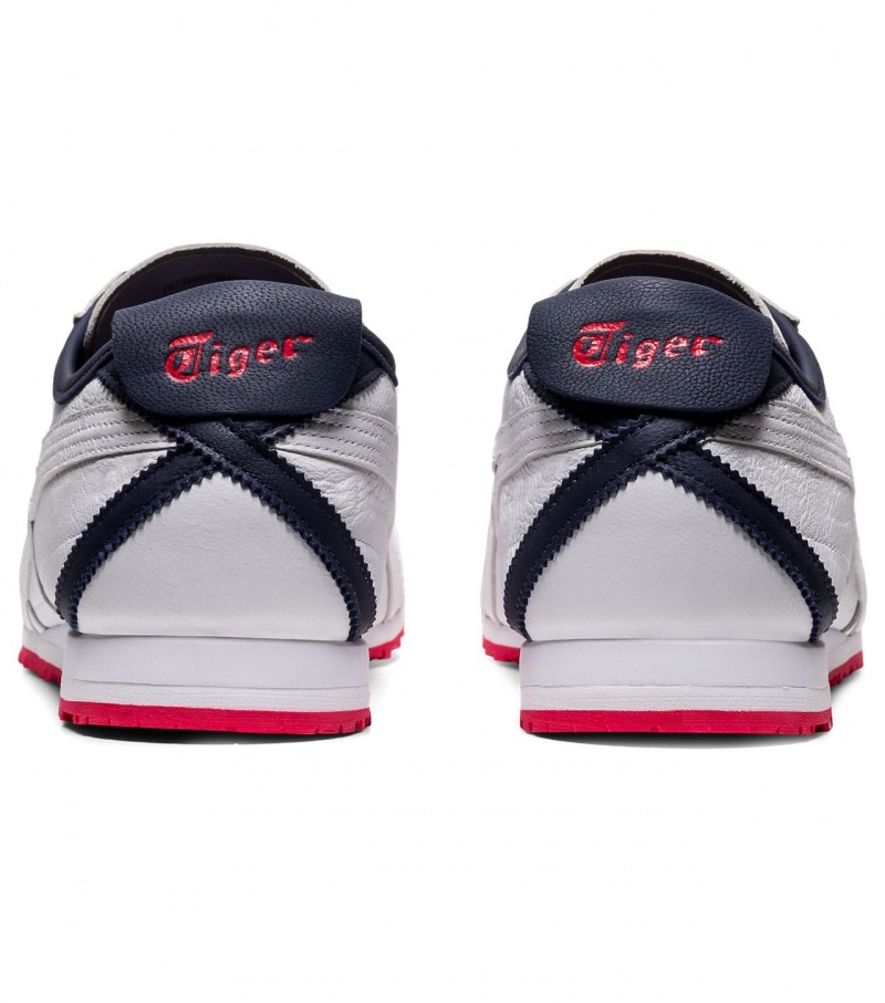 Women's Onitsuka Tiger Mexico 66 Sd Mexico 66 White / Navy | 65708-YJBL