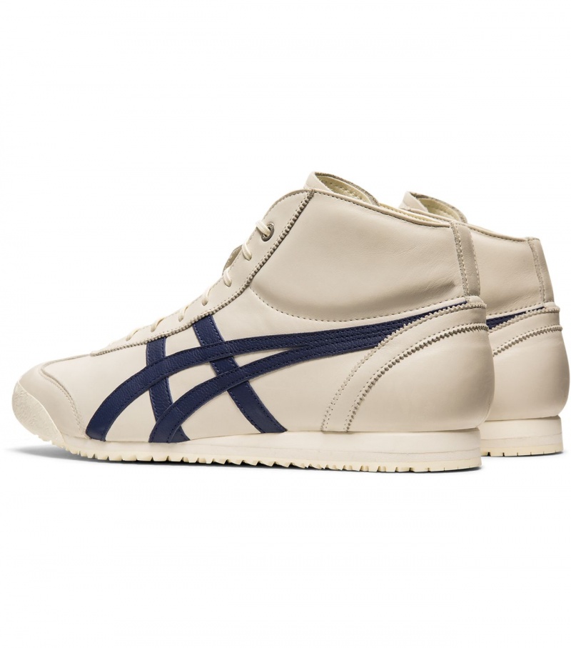 Women's Onitsuka Tiger Mexico 66 Sd Mr Mexico 66 Cream / Indigo Blue | 65012-IVOL