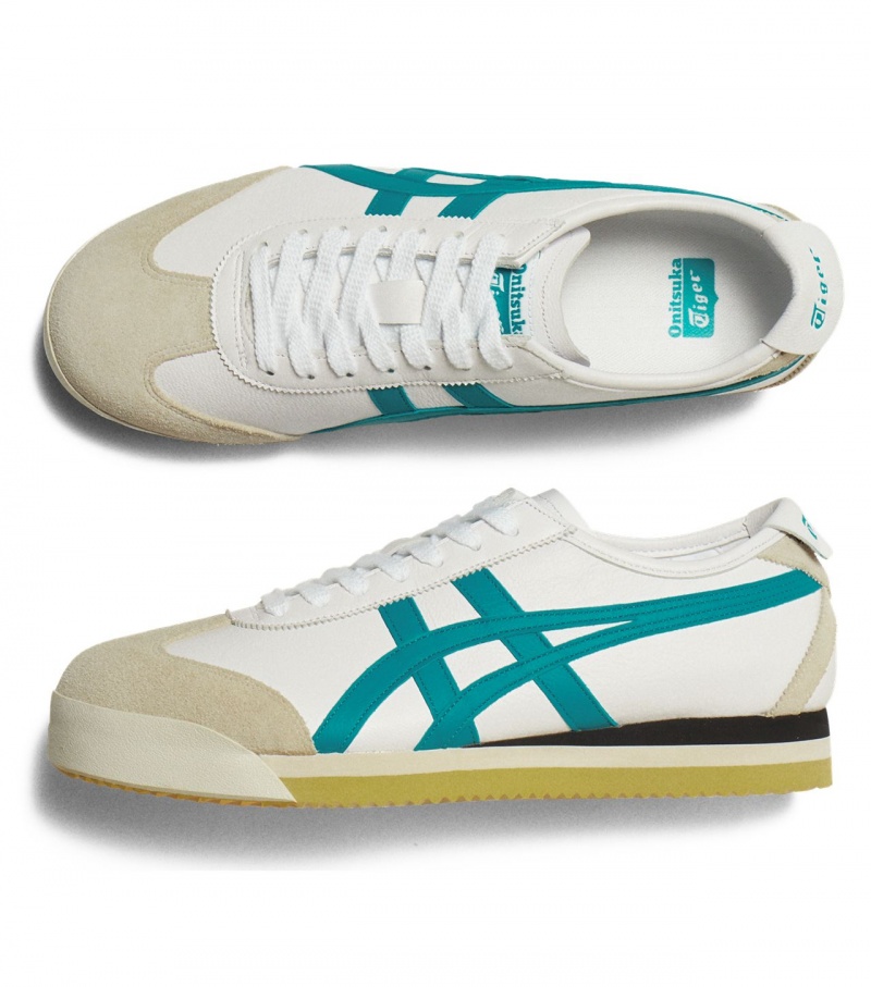 Women's Onitsuka Tiger Mexico 66 Sd Pf Mexico 66 White / Blue | 56124-DAZN