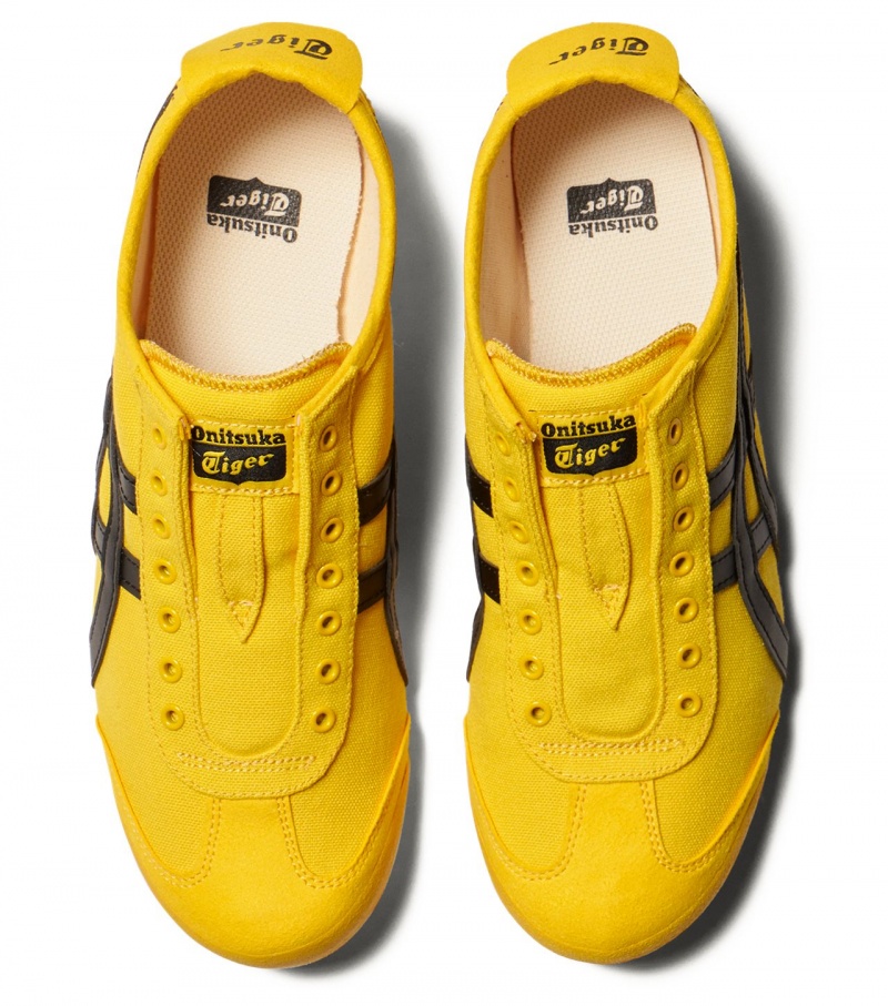 Women's Onitsuka Tiger Mexico 66 Slip-On Mexico 66 Yellow / Black | 83215-RVBH