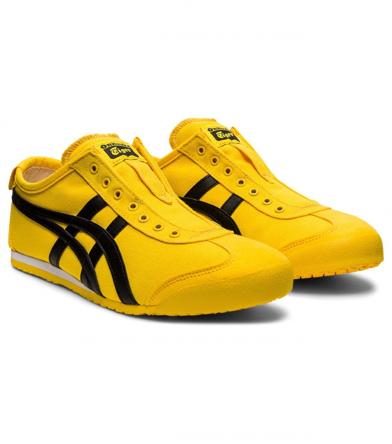 Women's Onitsuka Tiger Mexico 66 Slip-On Mexico 66 Yellow / Black | 83215-RVBH