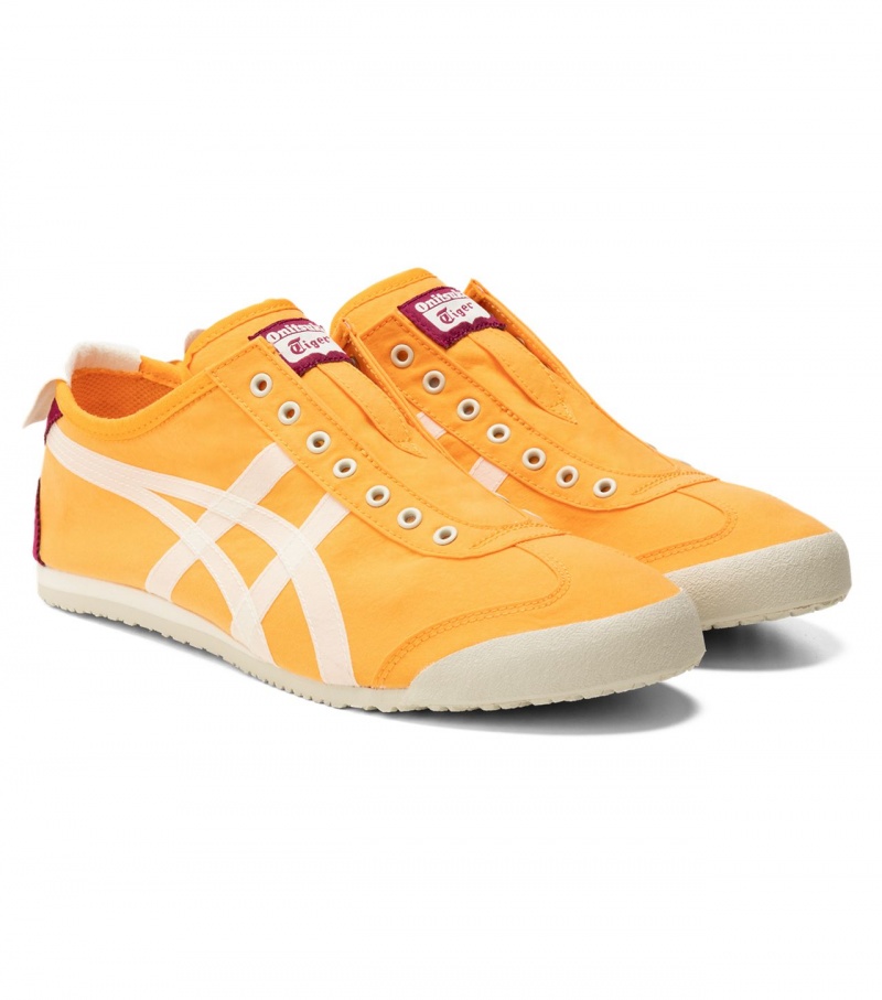 Women's Onitsuka Tiger Mexico 66 Slip-On Mexico 66 Orange / Cream | 63270-XLOW