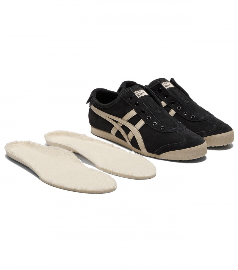 Women's Onitsuka Tiger Mexico 66 Slip-On Mexico 66 Black | 86045-QSKW