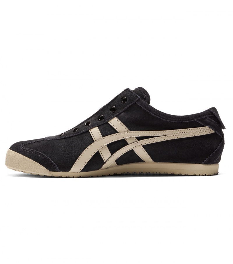 Women's Onitsuka Tiger Mexico 66 Slip-On Mexico 66 Black | 86045-QSKW