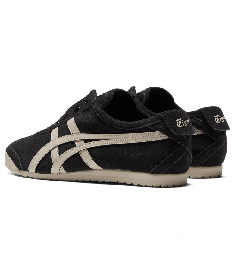 Women's Onitsuka Tiger Mexico 66 Slip-On Mexico 66 Black | 86045-QSKW