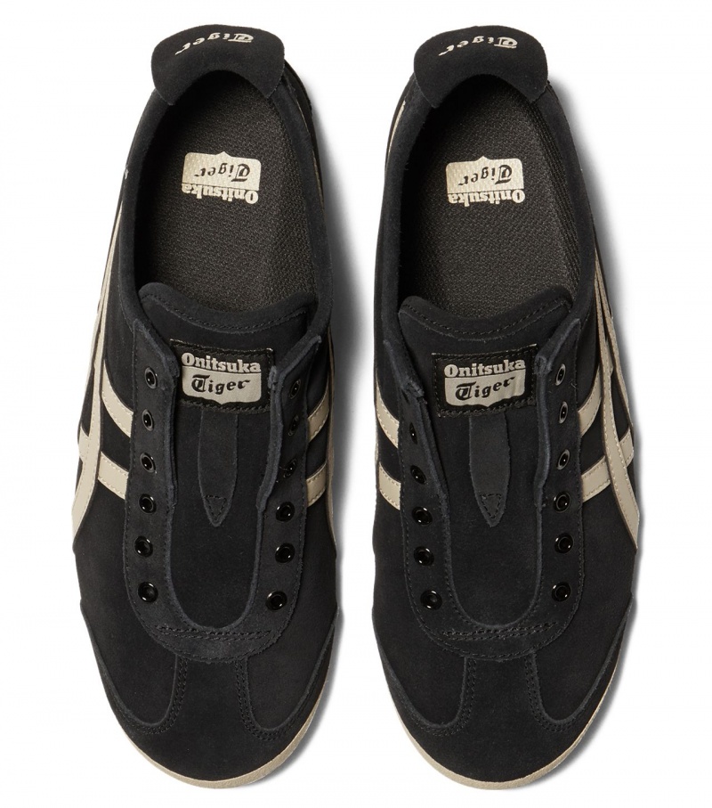 Women's Onitsuka Tiger Mexico 66 Slip-On Mexico 66 Black | 86045-QSKW