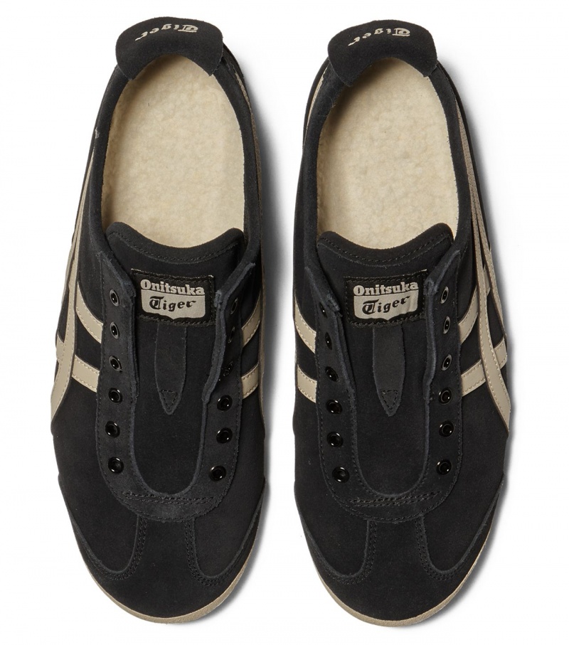 Women's Onitsuka Tiger Mexico 66 Slip-On Mexico 66 Black | 86045-QSKW