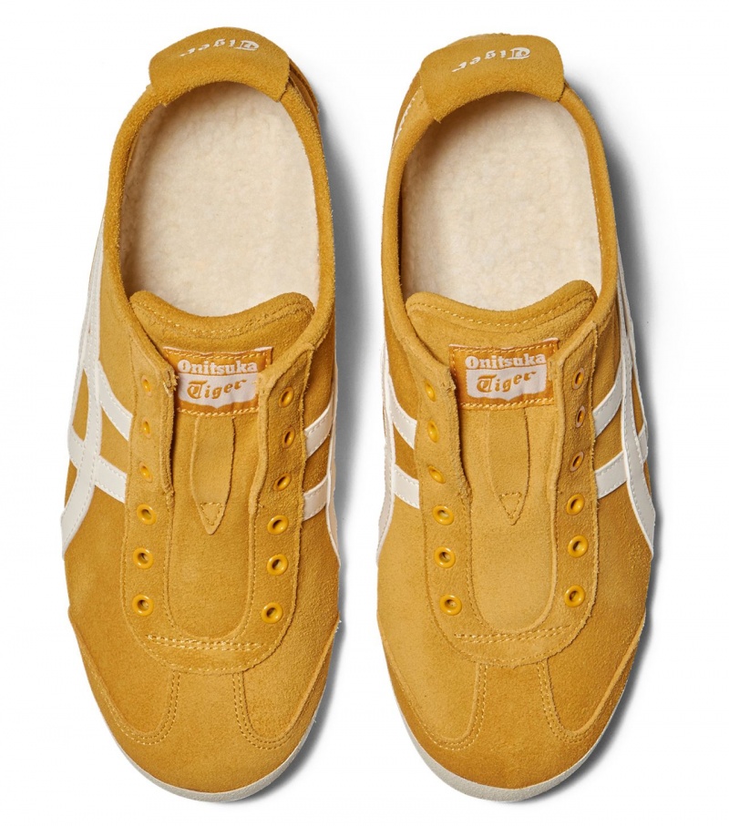 Women's Onitsuka Tiger Mexico 66 Slip-On Mexico 66 Cream | 21058-IKME